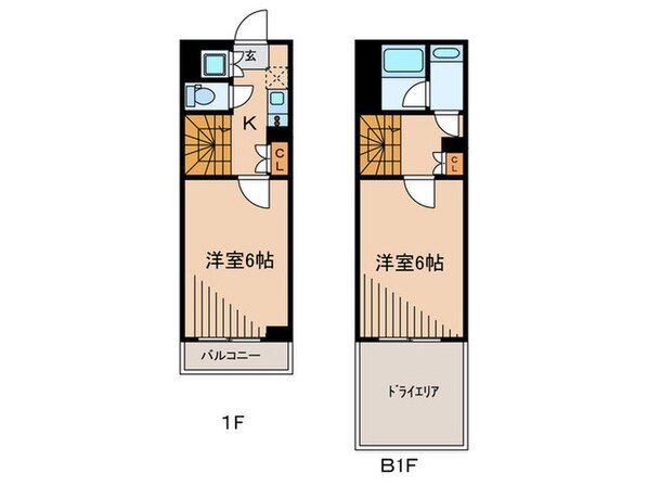 ル－ブル早稲田六番館の物件間取画像